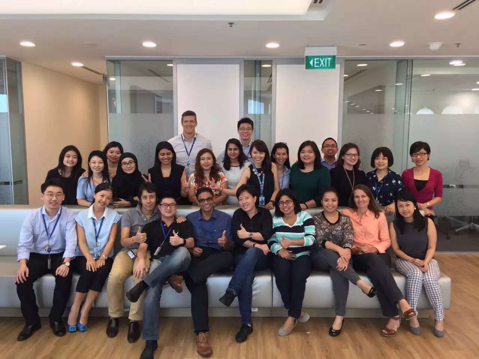 The Singapore team