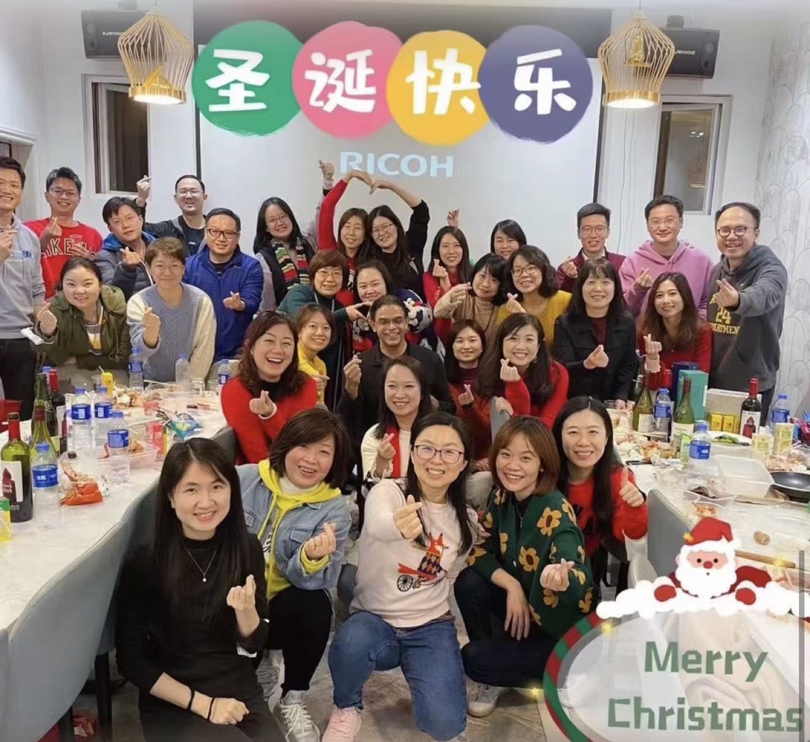 A Christmas celebration in China