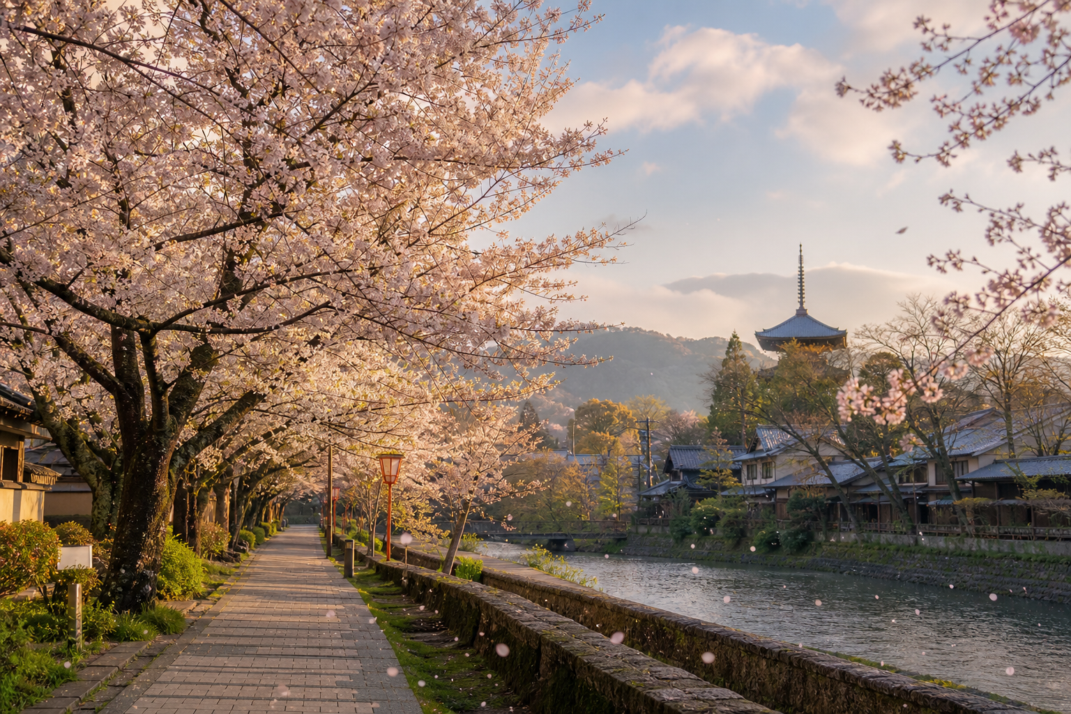 Cherry blossoms in Japan